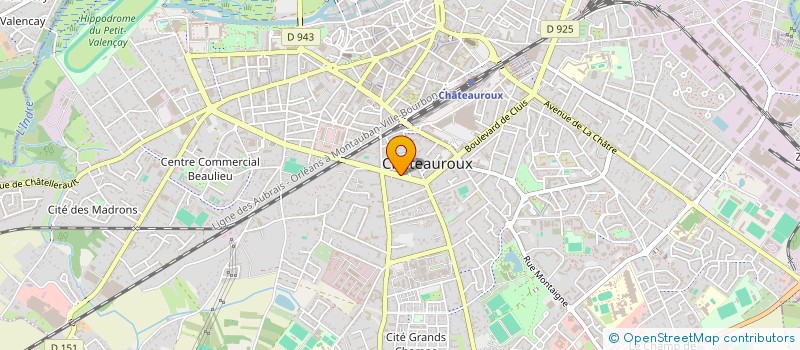 localisation de l'entreprise IMMACT  CHATEAUROUX