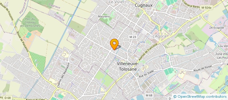 localisation de l'entreprise IMMAG à VILLENEUVE-TOLOSANE