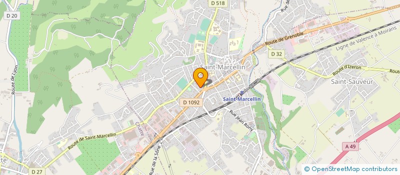 localisation de l'entreprise IMMAGERIE MEDICALE SUD GRESIVAUDAN  SAINT-MARCELLIN