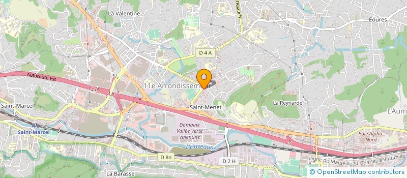 localisation de l'entreprise IMMALLIANCE EKINOV LA CRAU  MARSEILLE