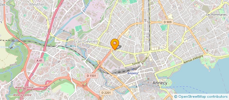 localisation de l'entreprise IMMALPES  ANNECY