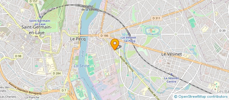 localisation de l'entreprise IMMANGI  LE VESINET