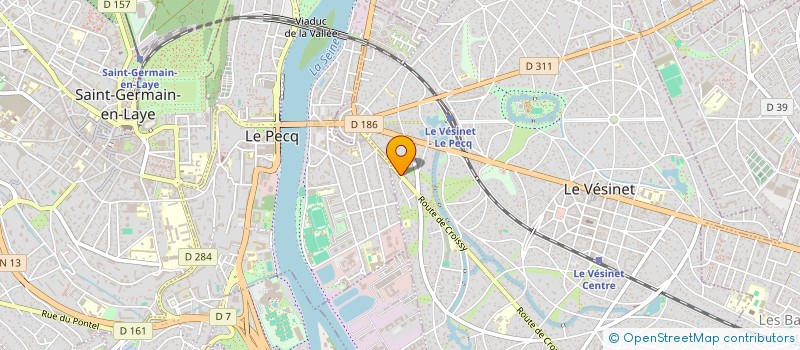 localisation de l'entreprise IMMANGI2  LE VESINET