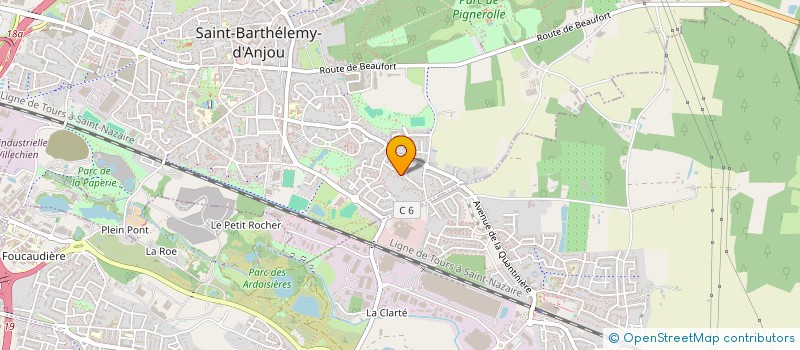 localisation de l'entreprise IMMANSE  SAINT-BARTHELEMY-D'ANJOU