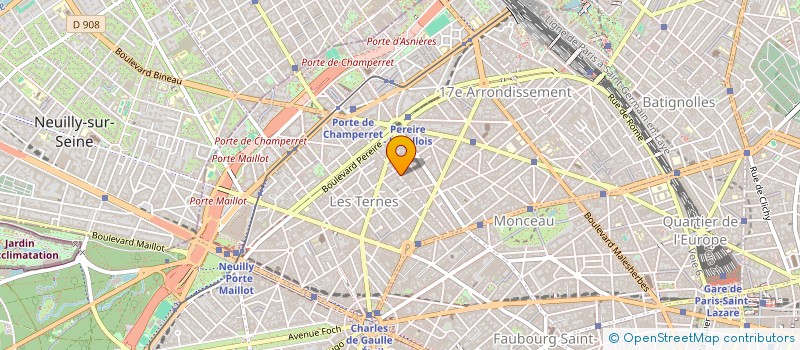 localisation de l'entreprise IMMAR à COURBEVOIE