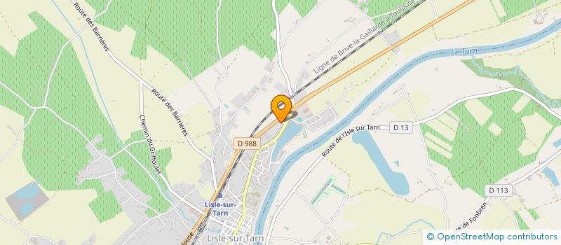 localisation de l'entreprise IMMARCADES à LISLE-SUR-TARN