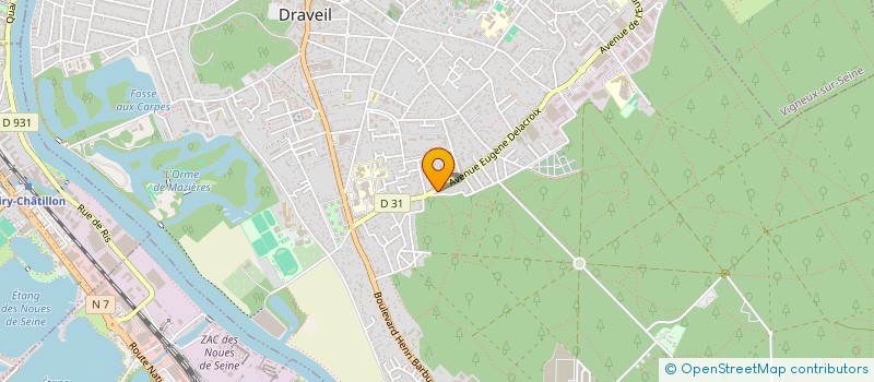 localisation de l'entreprise IMMARKET à DRAVEIL