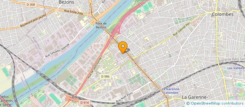 localisation de l'entreprise IMMARS à COLOMBES