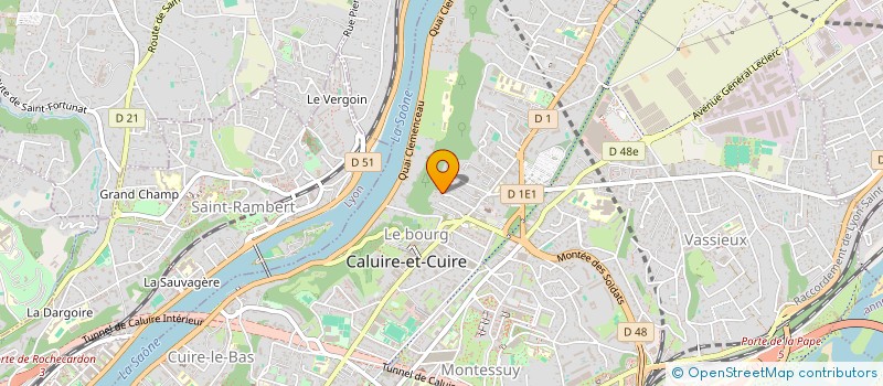 localisation de l'entreprise IMMARVIC  CALUIRE-ET-CUIRE