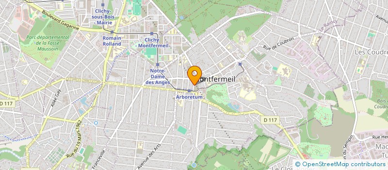 localisation de l'entreprise IMMAT EXPRESS  MONTFERMEIL