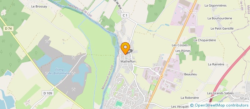 localisation de l'entreprise IMMAU  LOIRE-AUTHION