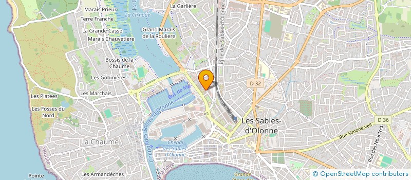 localisation de l'entreprise IMMAU'SPAIN à LES SABLES D'OLONNE