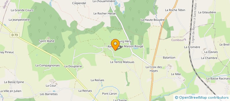 localisation de l'entreprise IMMAUDI  COMBOURG