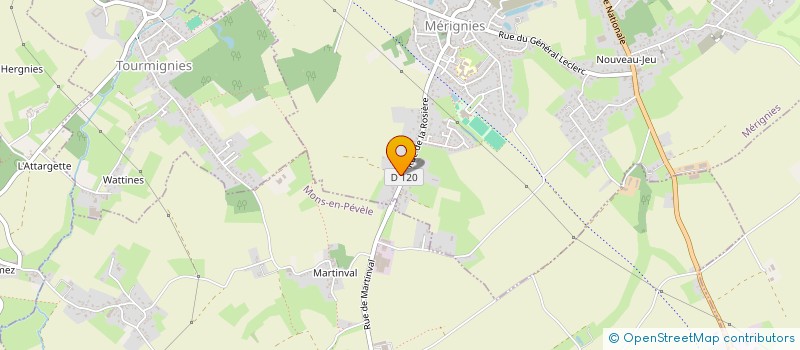 localisation de l'entreprise IMMAUTRET LEPECH à MERIGNIES