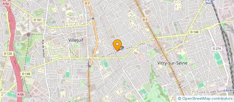 localisation de l'entreprise IMMCBATIMENT à VITRY-SUR-SEINE