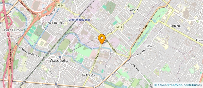 localisation de l'entreprise IMMEA à CROIX