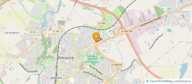 localisation de l'entreprise IMMEC  BRESSUIRE