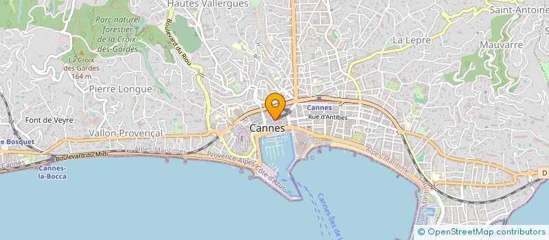 localisation de l'entreprise IMMEDIAT CARLTON SERVICE à CANNES
