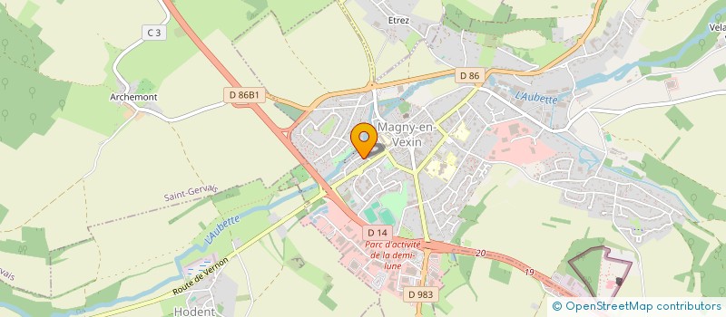 localisation de l'entreprise IMMEDIAT SECURITE PRIVEE à MAGNY-EN-VEXIN