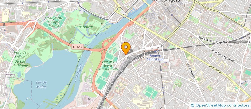 localisation de l'entreprise IMMEFFIA HABITAT à ANGERS