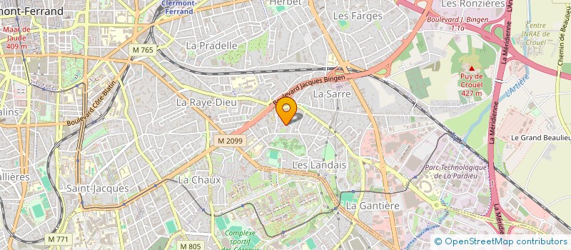 localisation de l'entreprise IMMENCITE  CLERMONT-FERRAND