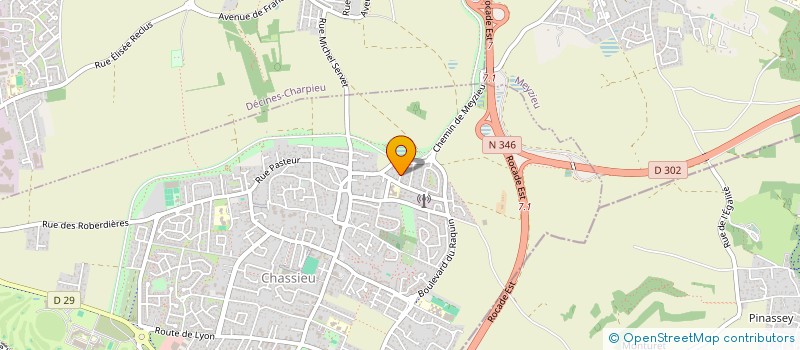 localisation de l'entreprise IMMERSAE à CHASSIEU