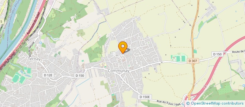 localisation de l'entreprise IMMERSENS  COMMUNAY