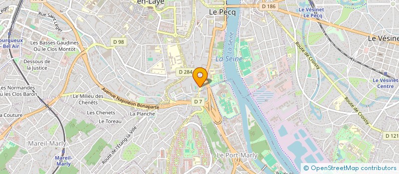 localisation de l'entreprise IMMERSI  LE PECQ