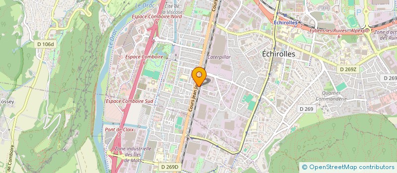 localisation de l'entreprise IMMERSION à ECHIROLLES