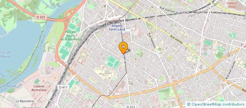 localisation de l'entreprise IMMERSION à ANGERS