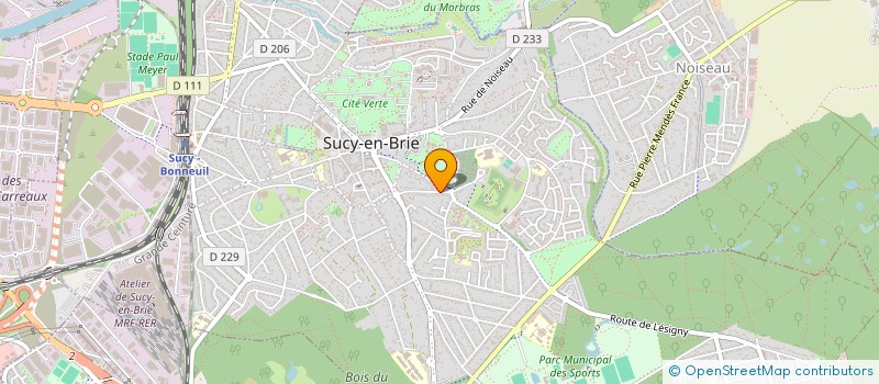 localisation de l'entreprise IMMERSION CONCEPT à SUCY-EN-BRIE