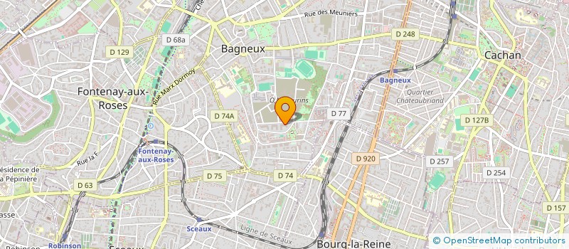 localisation de l'entreprise IMMERSO INVEST à BAGNEUX
