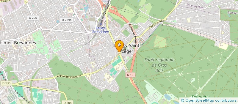 localisation de l'entreprise IMMESTIA à BOISSY-SAINT-LEGER