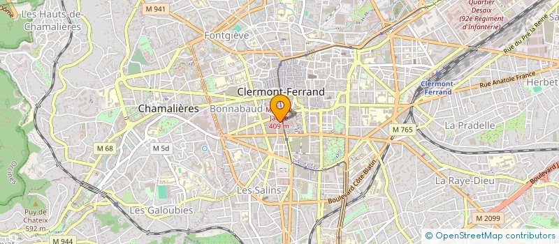 localisation de l'entreprise IMMEUB 10 PL RESISTANCE  CLERMONT-FERRAND