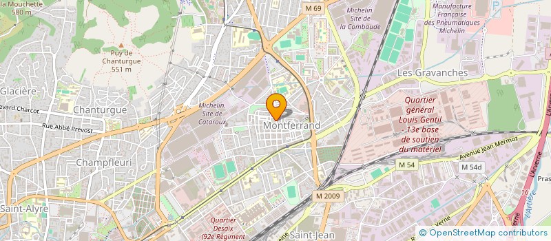 localisation de l'entreprise IMMEUB. RUE DES CORDELIERS  CLERMONT-FERRAND