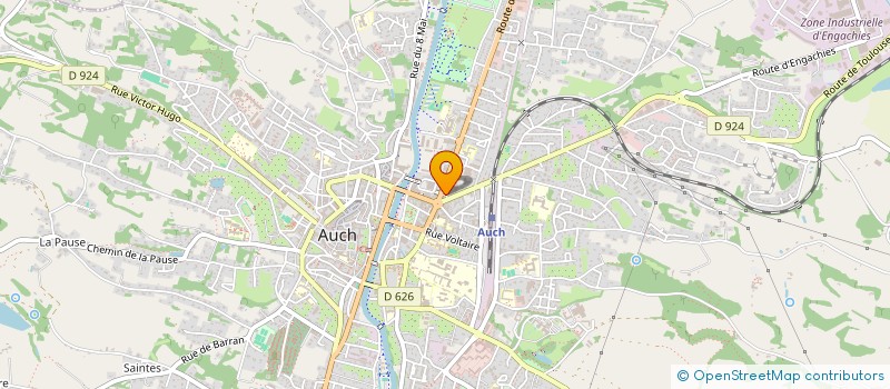 localisation de l'entreprise IMMEUBLE 1  RUE DEGERS  AUCH