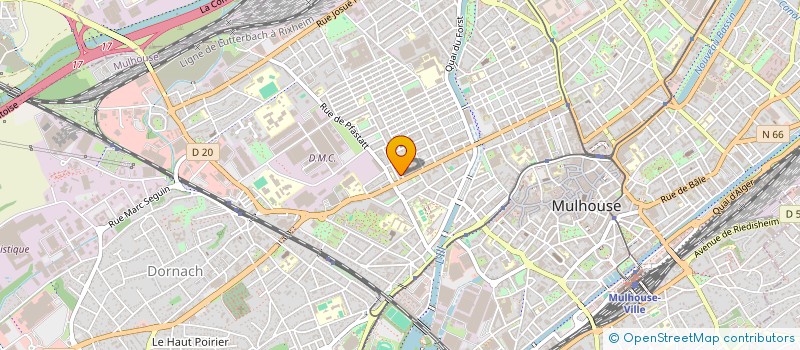 localisation de l'entreprise IMMEUBLE 1 RUE DES ABEILLES  MULHOUSE