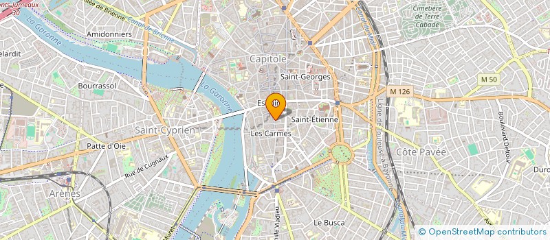 localisation de l'entreprise IMMEUBLE 1 RUE DES QUATRE BILLARDS  TOULOUSE