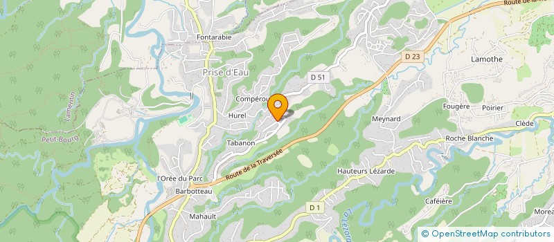localisation de l'entreprise IMMEUBLE 1 ST PIERRE LAVAL à PETIT-BOURG