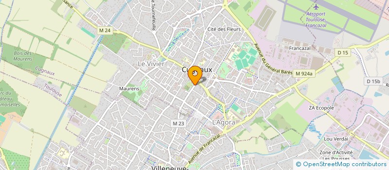 localisation de l'entreprise IMMEUBLE 10 RUE DE LA VIEILLE EGLISE  CUGNAUX