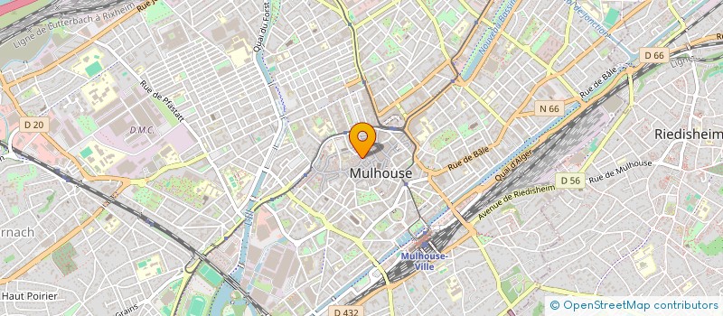 localisation de l'entreprise IMMEUBLE 10 RUE DES BONS ENFANTS  MULHOUSE