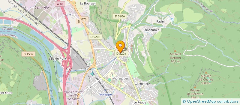 localisation de l'entreprise IMMEUBLE 11 AV CHAPAYS  VOREPPE