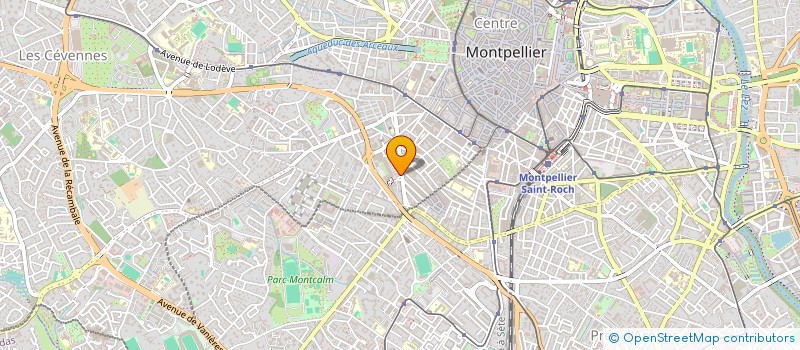 localisation de l'entreprise IMMEUBLE 12 BD RENOUVIER à MONTPELLIER