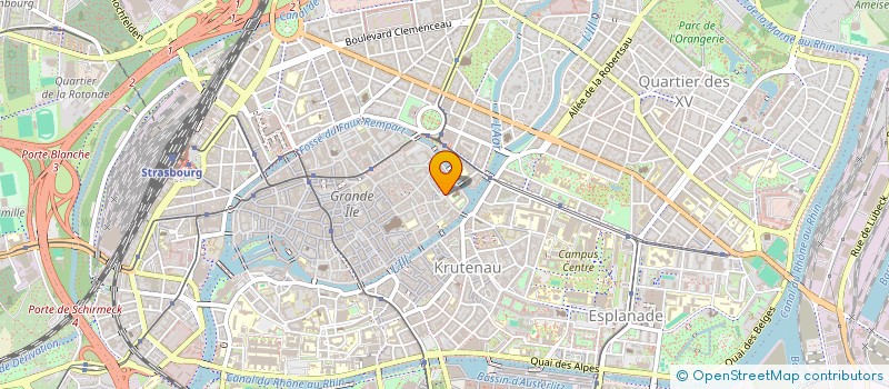 localisation de l'entreprise IMMEUBLE 12 PLACE SAINT ETIENNE  STRASBOURG