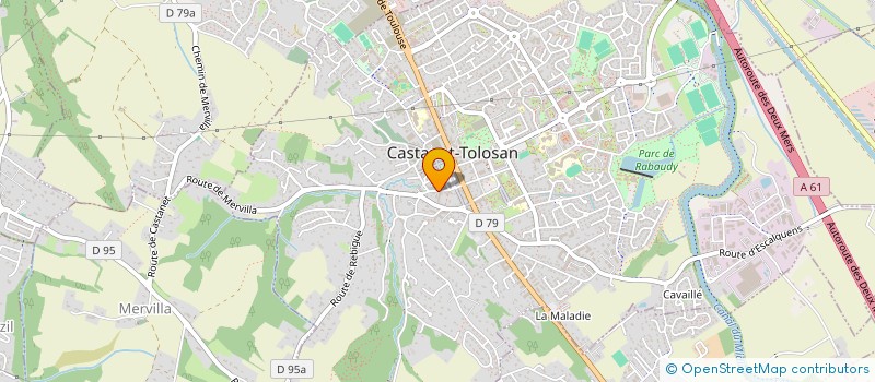 localisation de l'entreprise IMMEUBLE 13 RUE JEAN MARIE ARNAUD à CASTANET-TOLOSAN