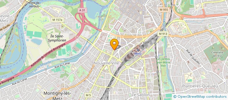 localisation de l'entreprise IMMEUBLE 14 AV LECLERC DE HAUTECLOQUE  METZ