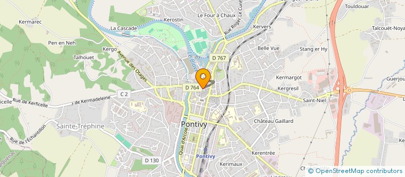 localisation de l'entreprise IMMEUBLE 14 PLACE RUYNET DU TAILLY, PONTIVY  PONTIVY