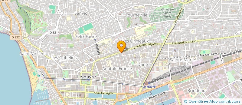 localisation de l'entreprise IMMEUBLE 142 AVENUE RENE COTY à LE HAVRE