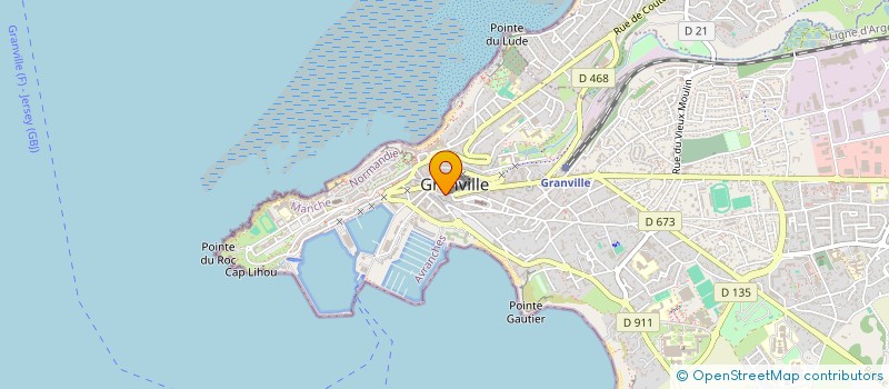 localisation de l'entreprise IMMEUBLE 15 RUE COURAYE  GRANVILLE