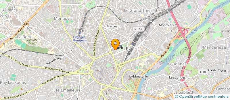 localisation de l'entreprise IMMEUBLE 15R HAUTE VIENNE à LIMOGES